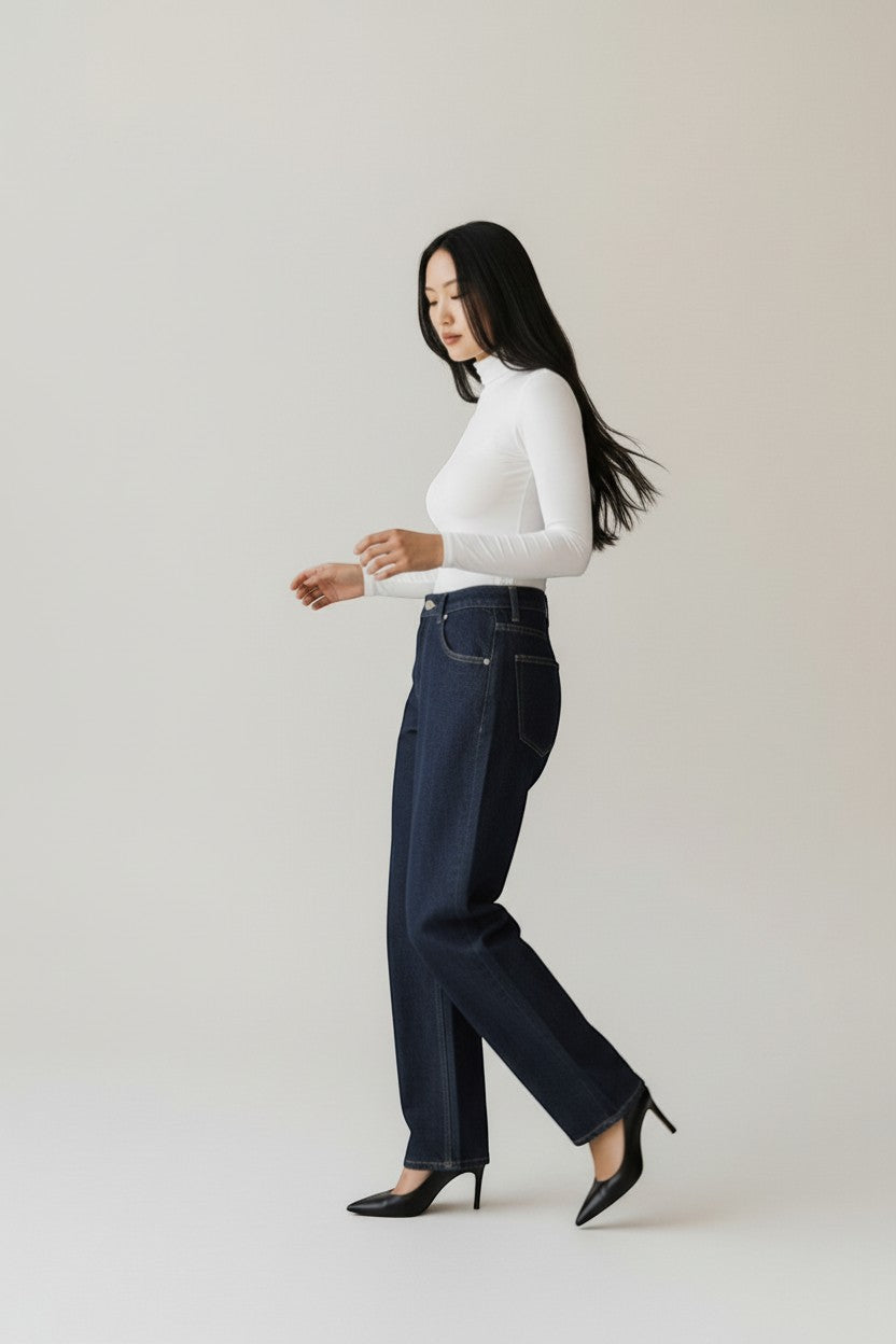 Jean coupe ballon brut – Indispensable revisité