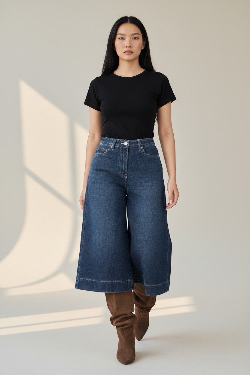 Bermuda en jean brut – Esprit estival chic