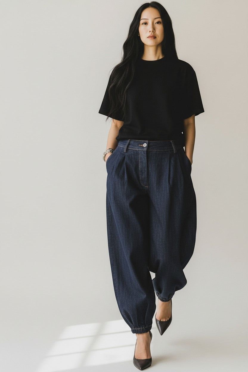 Jean coupe aladin – Style moderne brut