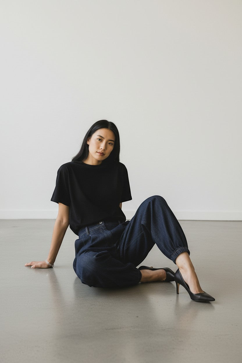 Jean coupe aladin – Style moderne brut