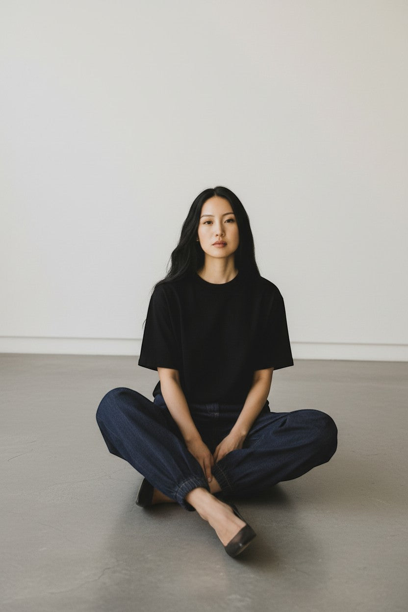 Jean coupe aladin – Style moderne brut