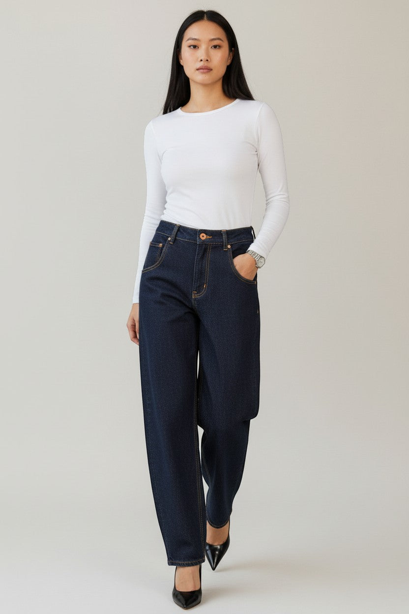 Jean coupe ballon brut – Indispensable revisité