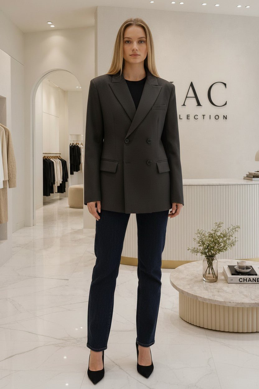 Blazer croisé à épaulettes - NAC Collection
