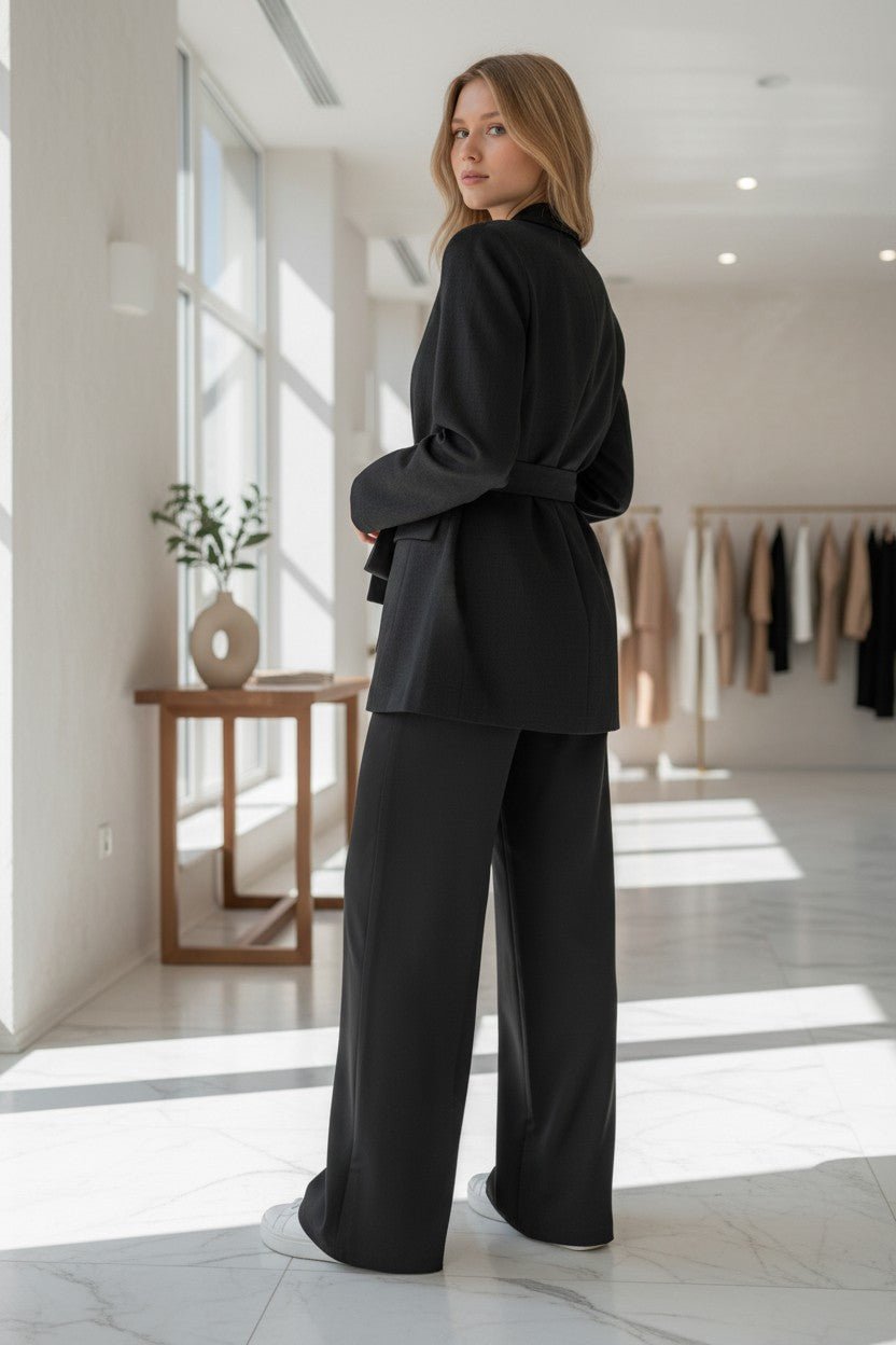 Blazer croisé ceinturé - NAC Collection