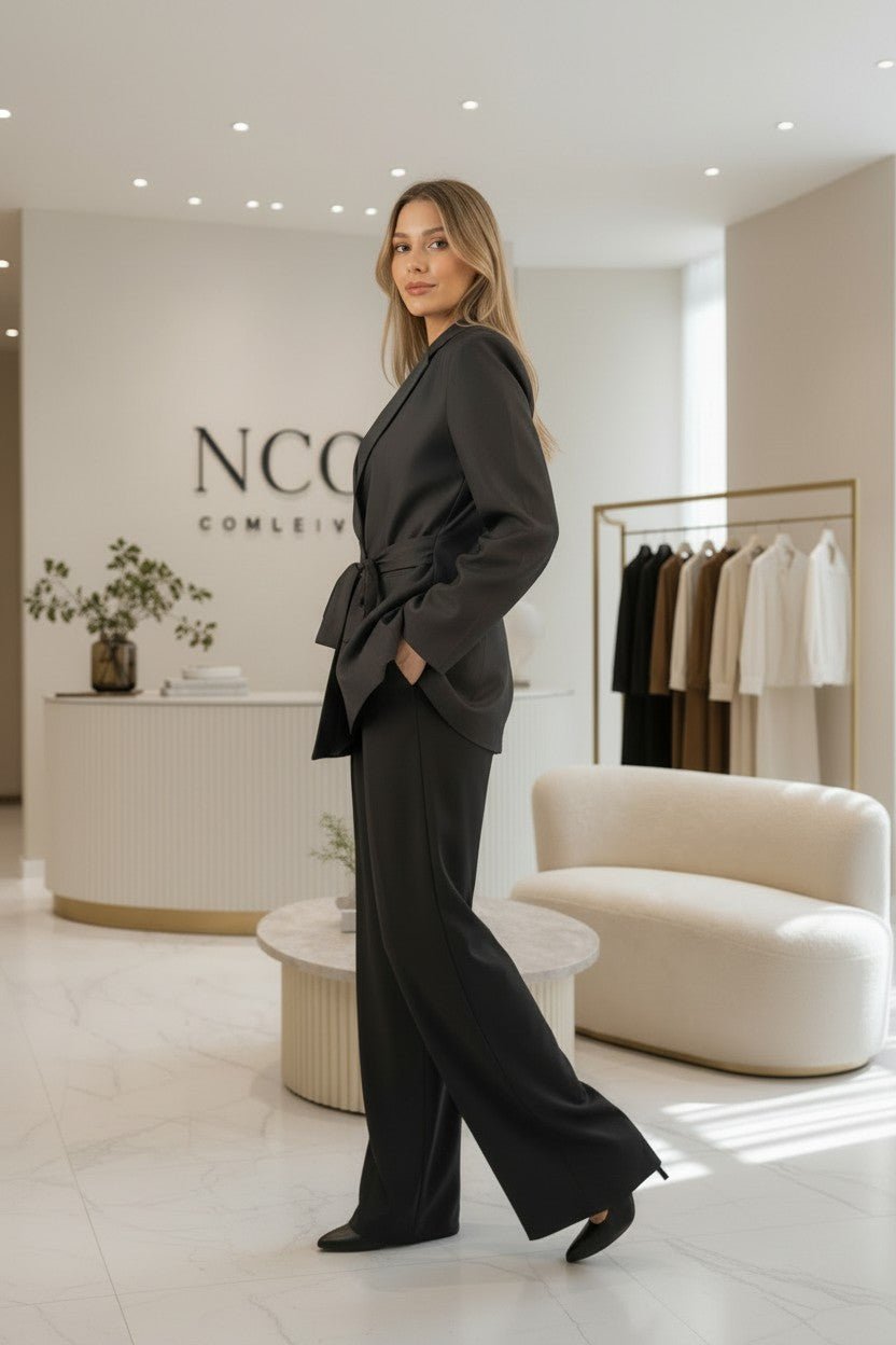 Blazer croisé ceinturé - NAC Collection