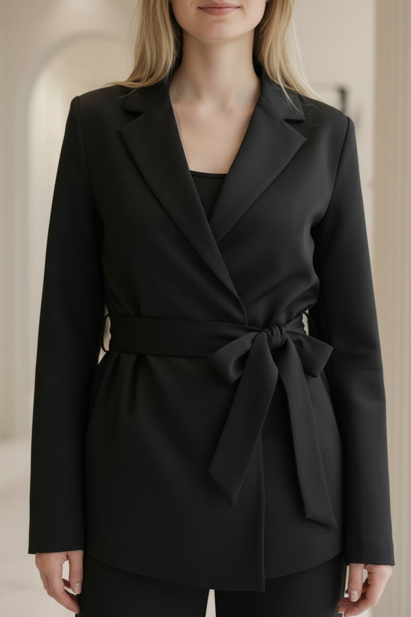 Blazer croisé ceinturé - NAC Collection