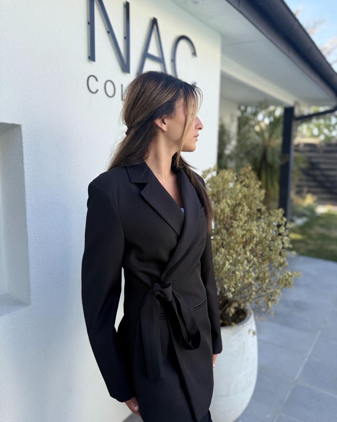 Blazer croisé ceinturé, élégance assurée! - Modèle ZEN - NAC Collection