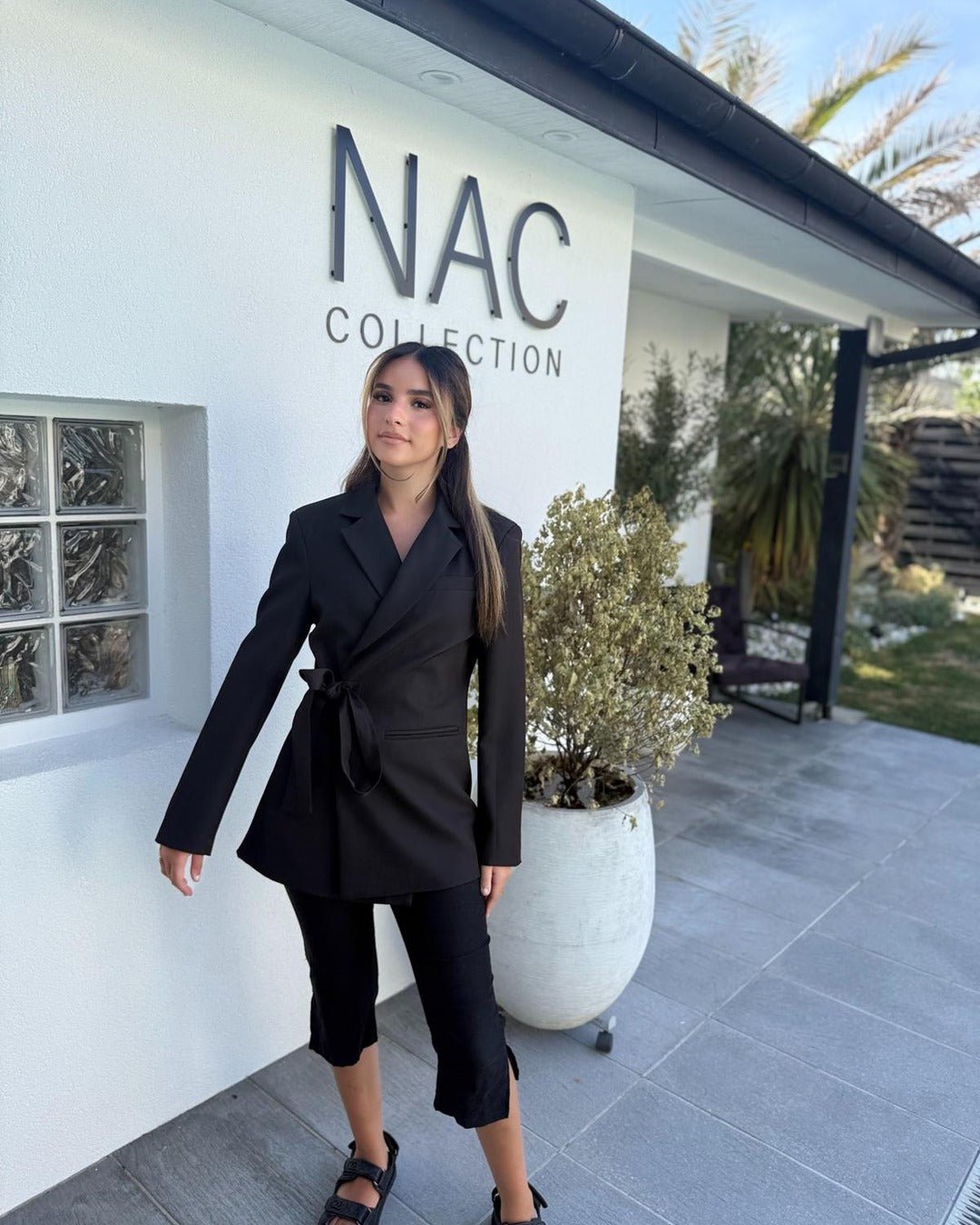 Blazer croisé ceinturé, élégance assurée! - Modèle ZEN - NAC Collection