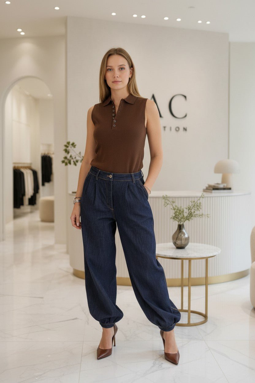 Jean coupe Aladin taille haute - NAC Collection