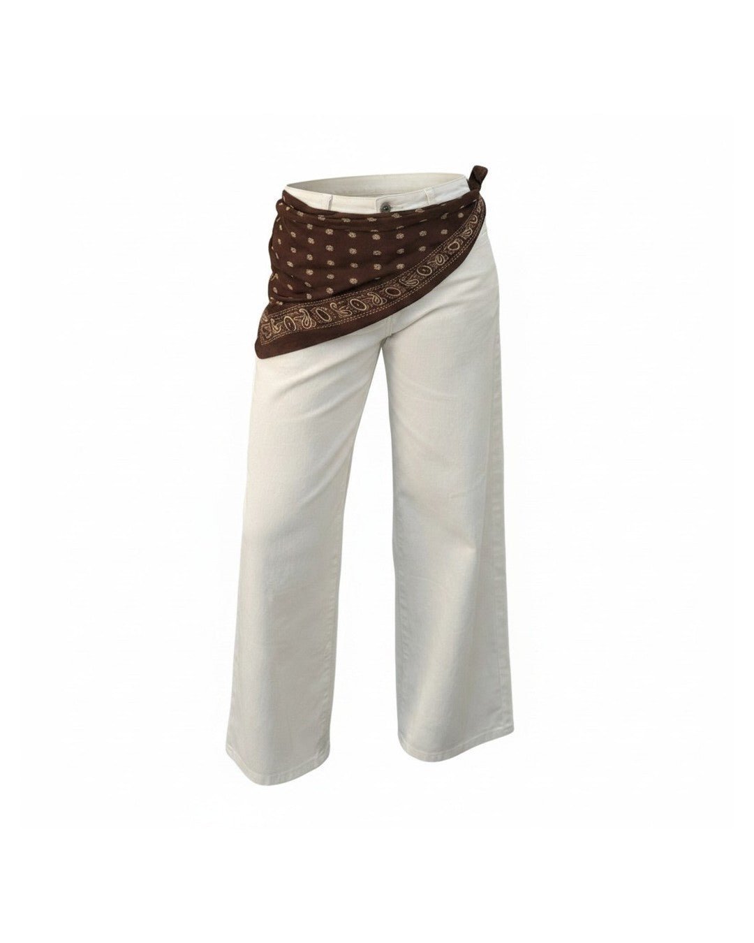 Jean wide leg taille haute - Style moderne et tendance - Modèle WIDE - NAC Collection