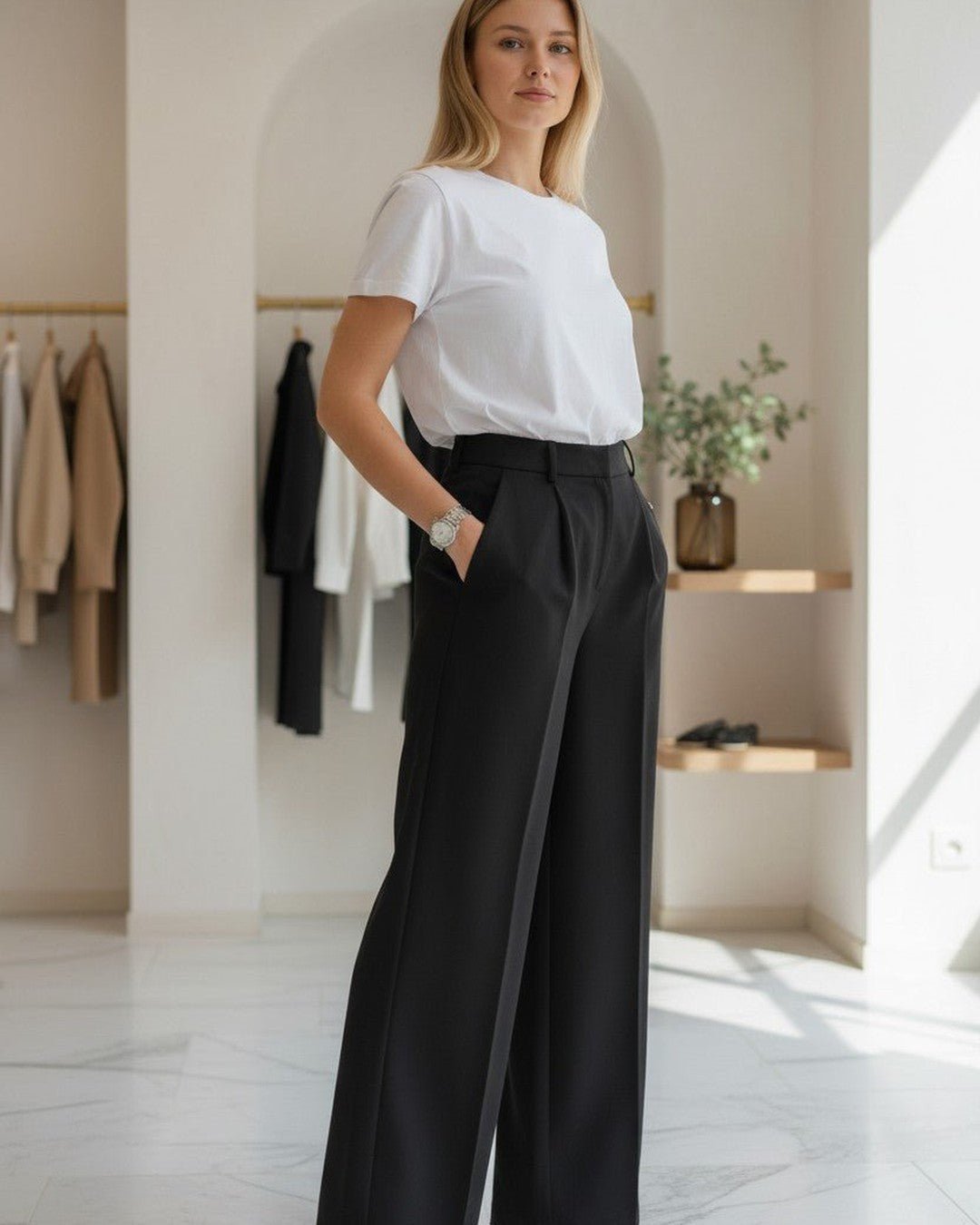 Pantalon large à doubles poches - Modèle SLATE - NAC Collection