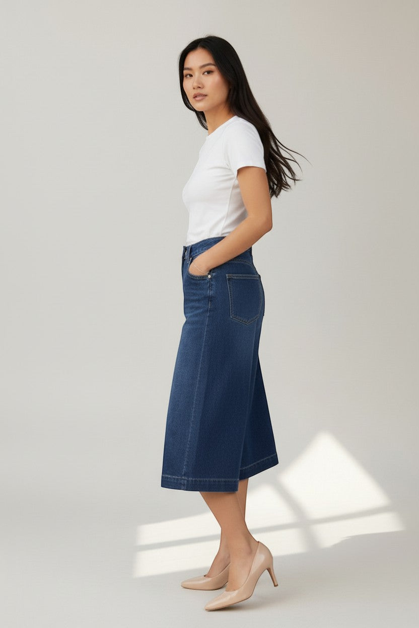 Bermuda en jean brut – Esprit estival chic