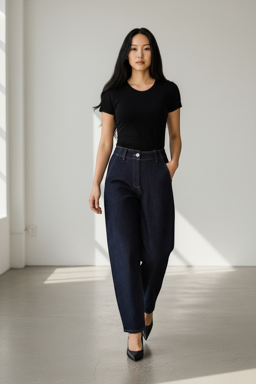 Jean coupe ballon brut – Indispensable revisité