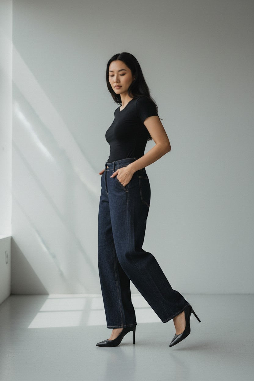 Jean coupe ballon brut – Indispensable revisité