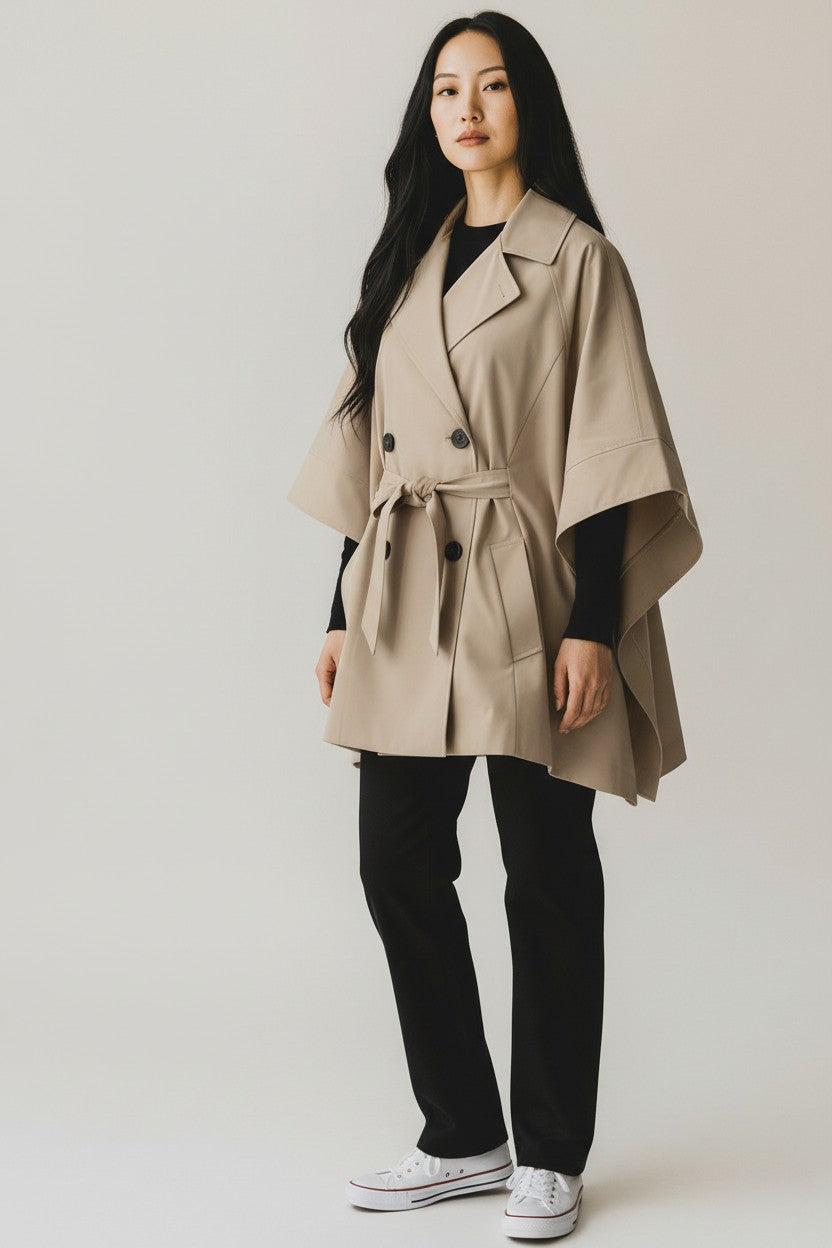 Trench cape – Silhouette moderne et audacieuse