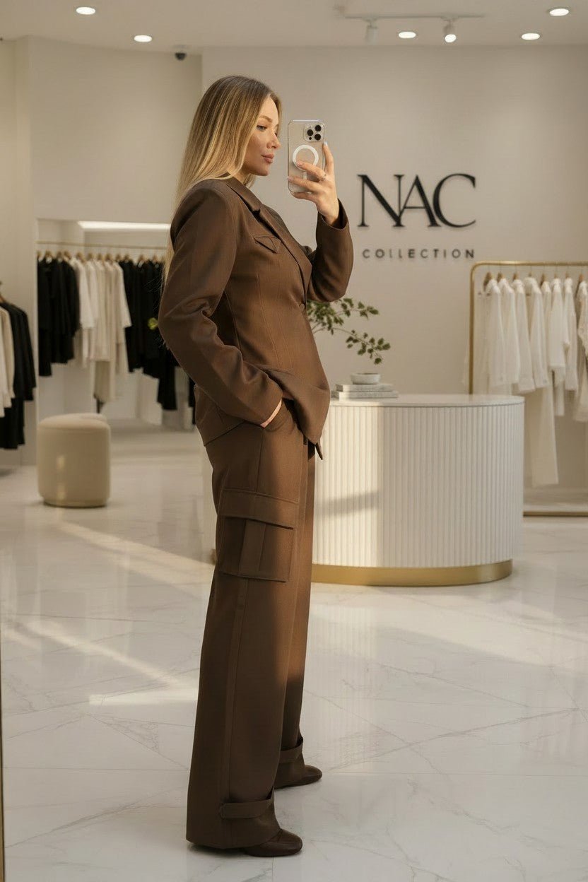 Blazer cintré à épaulettes - NAC Collection