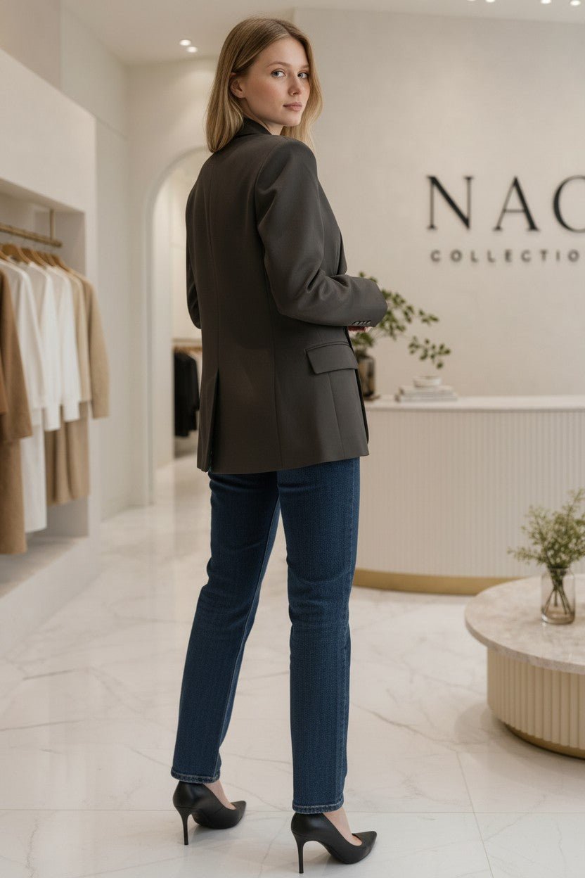 Blazer croisé à épaulettes - NAC Collection