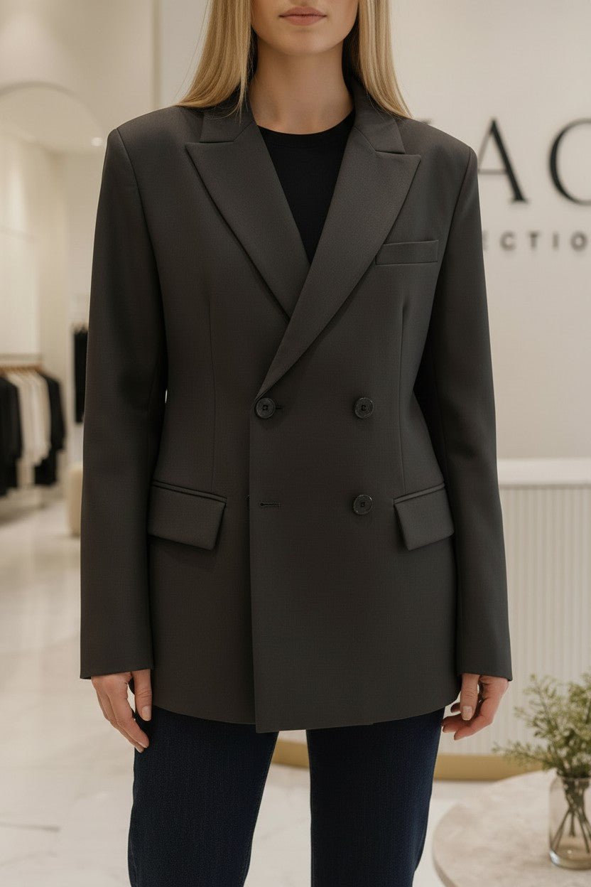 Blazer croisé à épaulettes - NAC Collection
