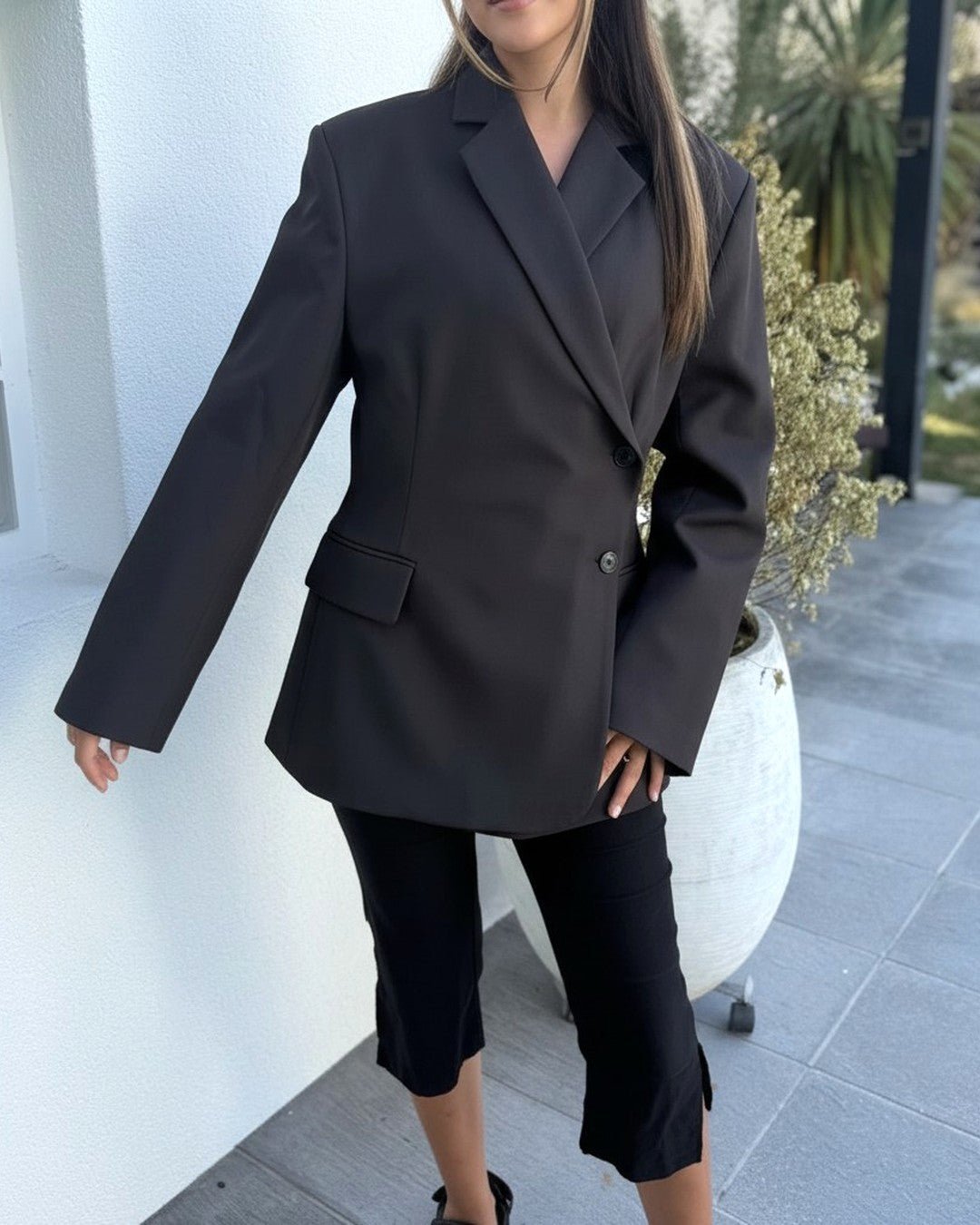 Blazer croisé à épaulettes: l'atout chic de votre garde-robe - Modèle ONYX - NAC Collection
