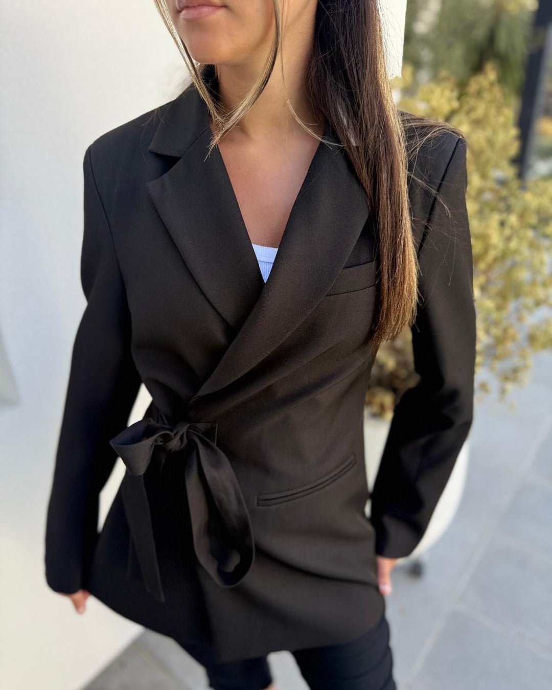 Blazer croisé ceinturé, élégance assurée! - Modèle ZEN - NAC Collection