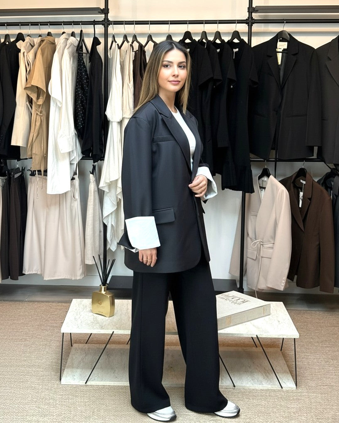 Blazer oversize à col tailleur - Modèle MIST