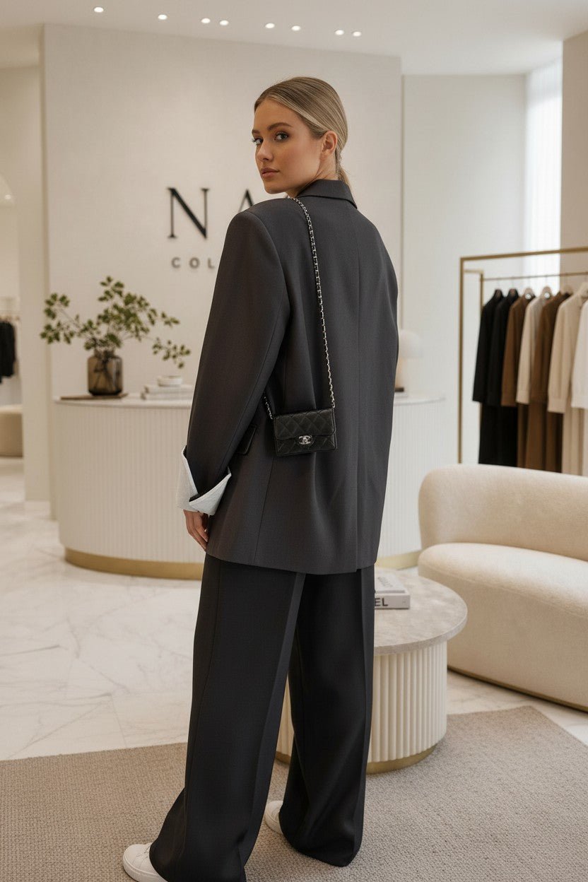 Blazer oversize à col tailleur - NAC Collection