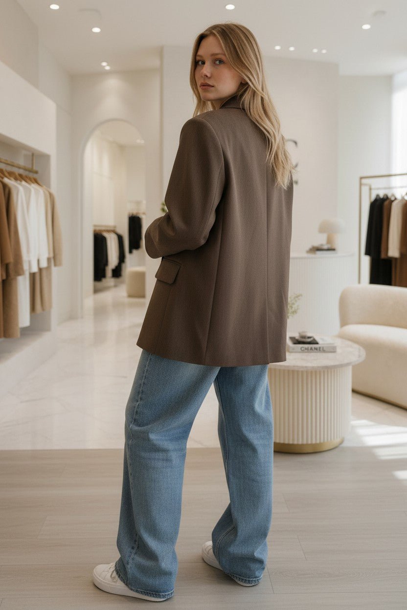 Blazer oversize à épaulettes - NAC Collection