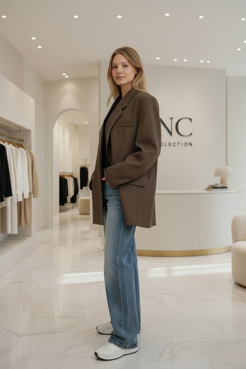 Blazer oversize à épaulettes - NAC Collection