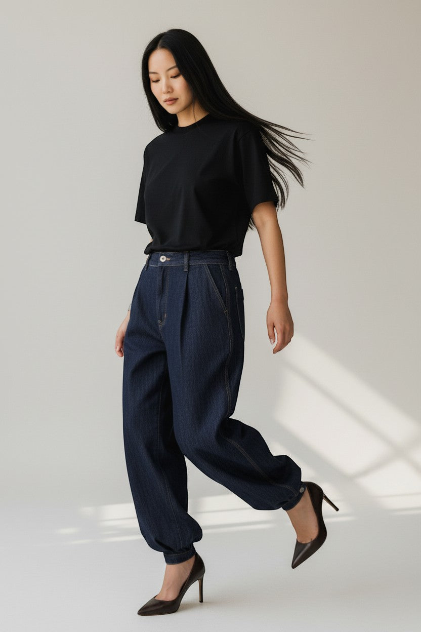 Jean coupe aladin – Style moderne brut