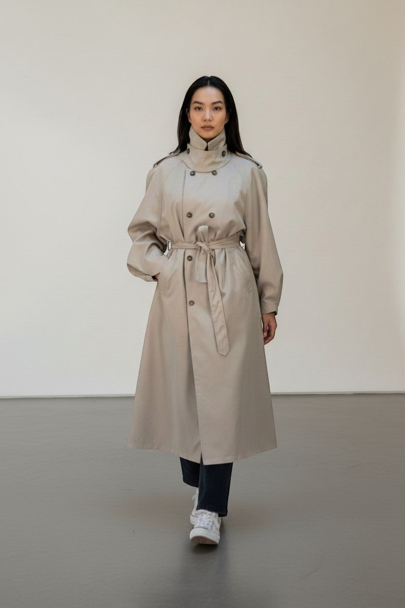 Trench oversize – Style fluide et contemporain