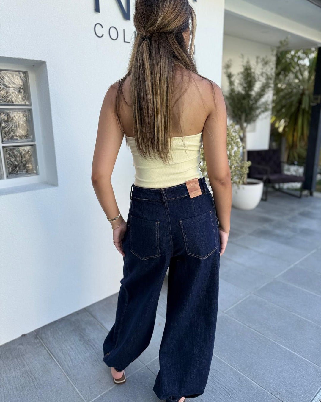 Jean coupe Aladin taille haute - Modèle FLOW - NAC Collection