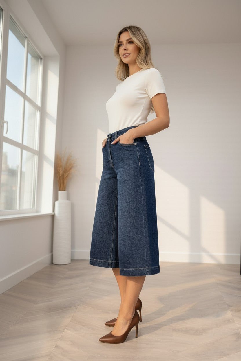 Jean culotte taille haute - NAC Collection