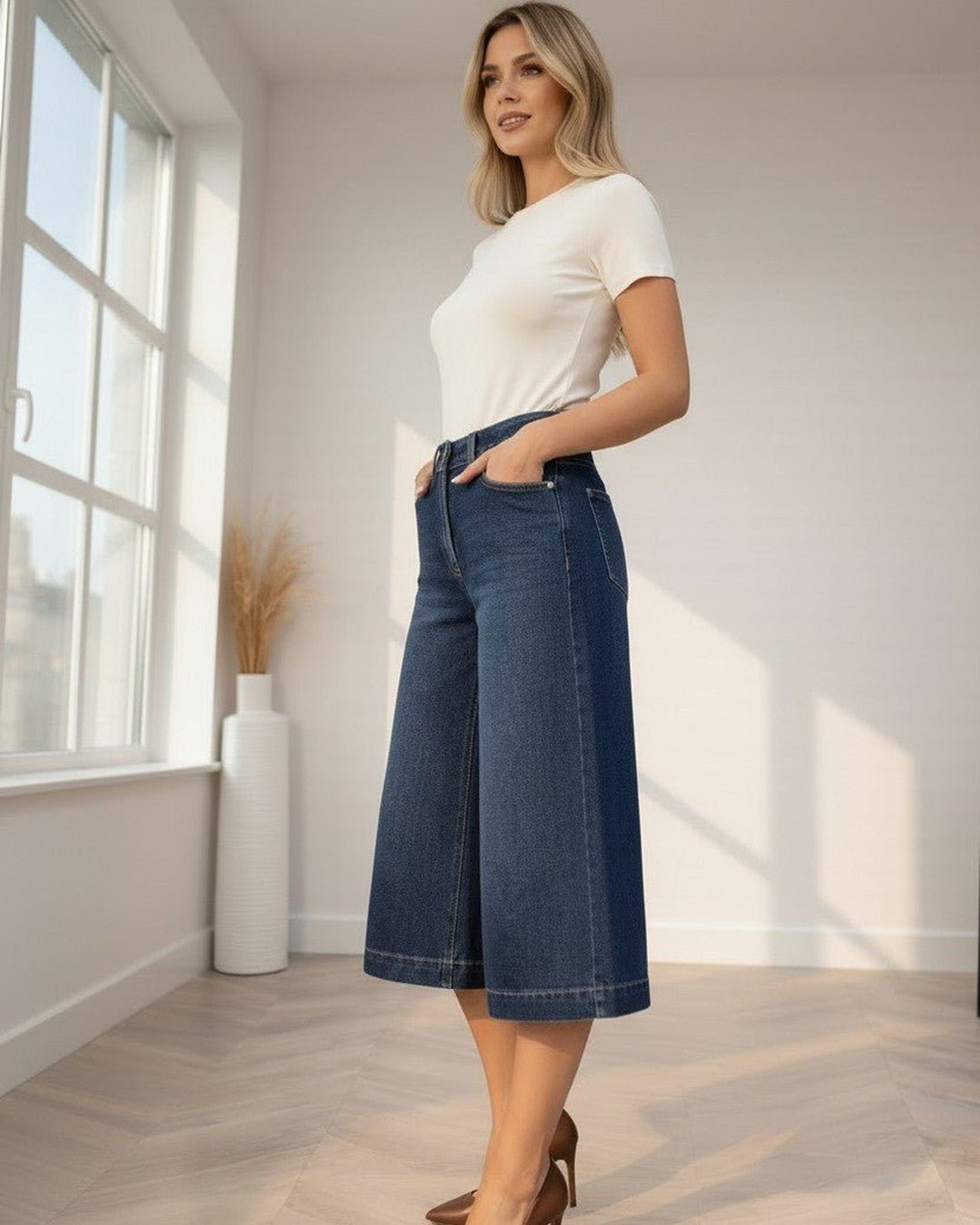 Jean culotte taille haute : le must-have de la saison - Modèle DRIFT - NAC Collection