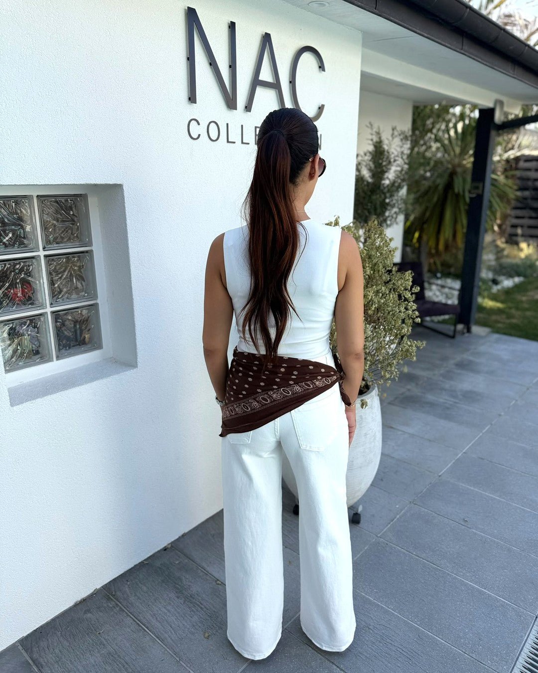 Jean wide leg taille haute - Style moderne et tendance - Modèle WIDE - NAC Collection