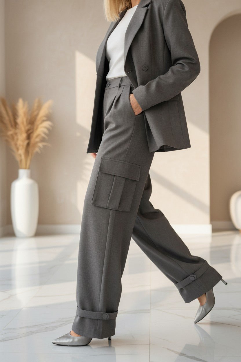 Pantalon cargo large à plis - NAC Collection
