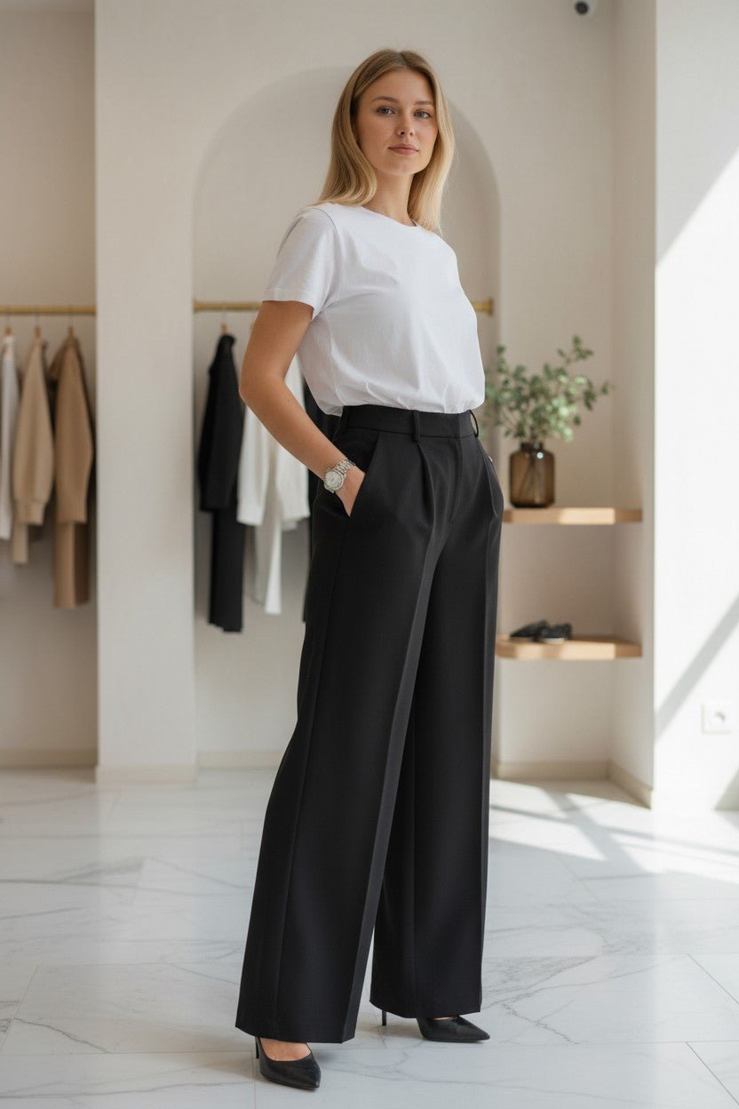 Pantalon large à doubles poches - NAC Collection